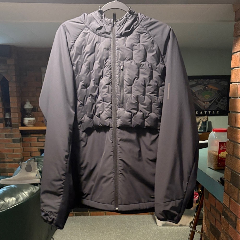 Men's Black Quilted Jacket